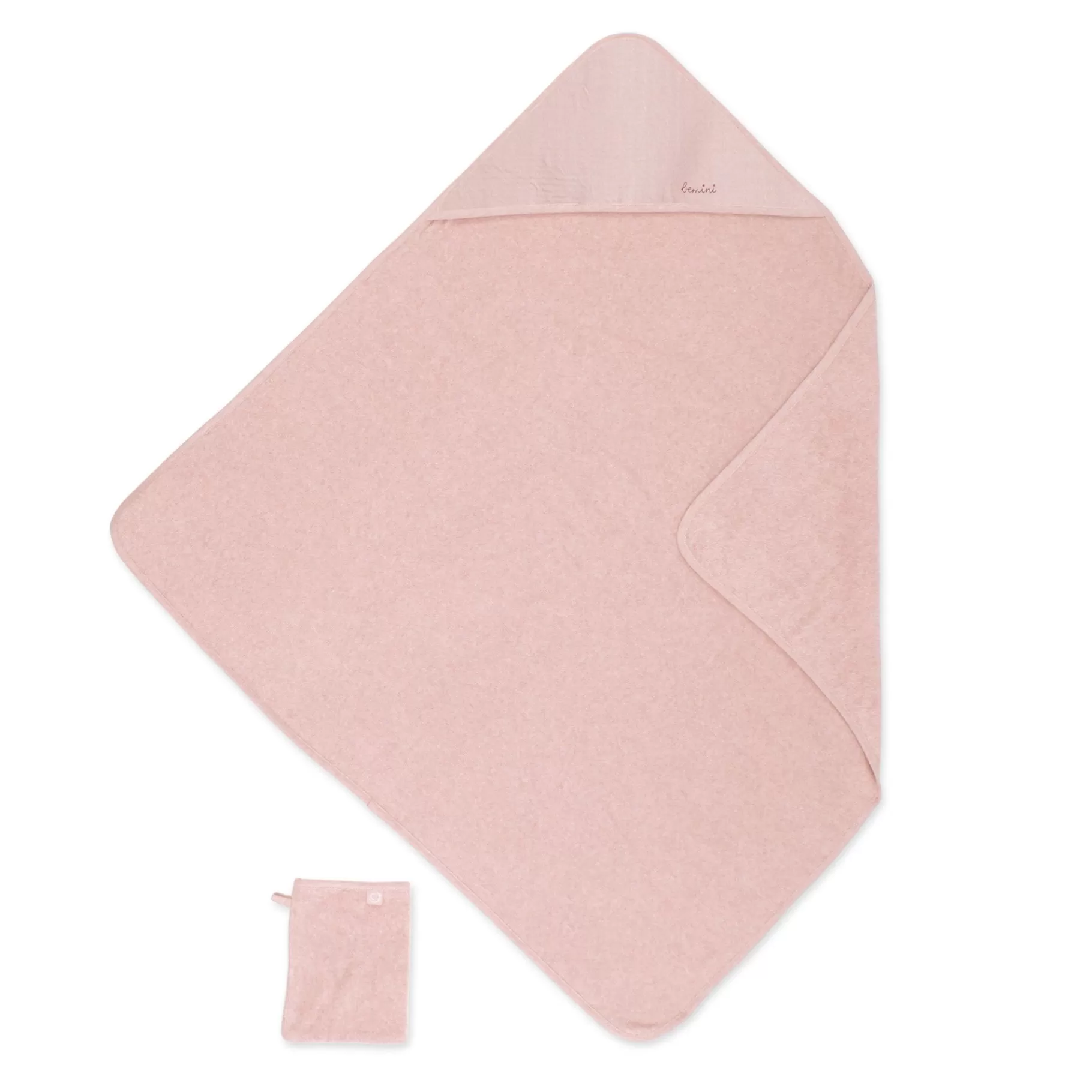 BEMINI Badcape Terry 90X90Cm Cadum Blush