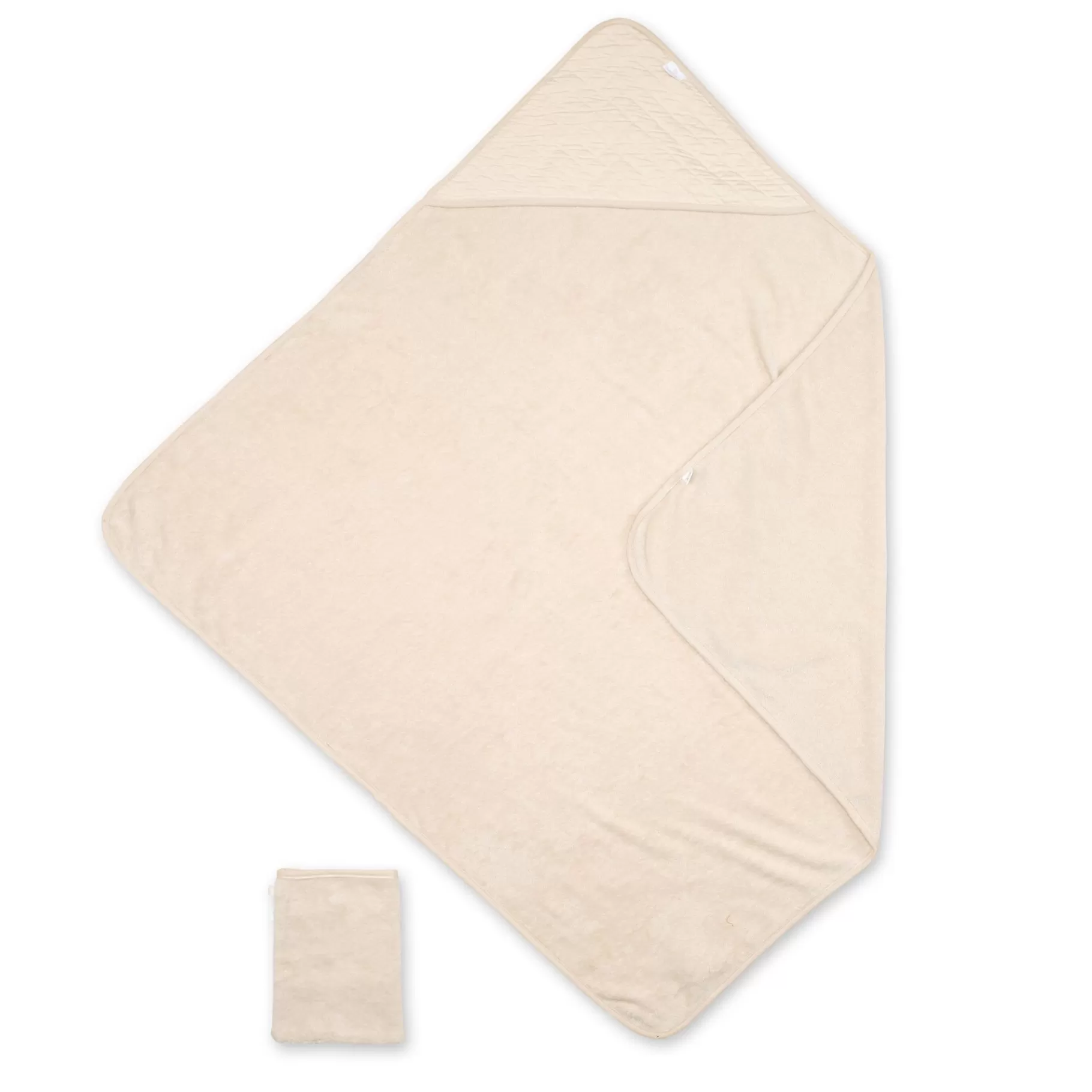 BEMINI Badcape Terry 90X90Cm Quilt Cream