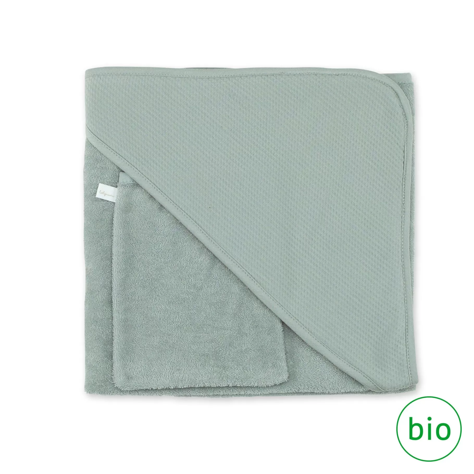 BEMINI Badcape Terry Bio 90X90Cm Wafle Lunar