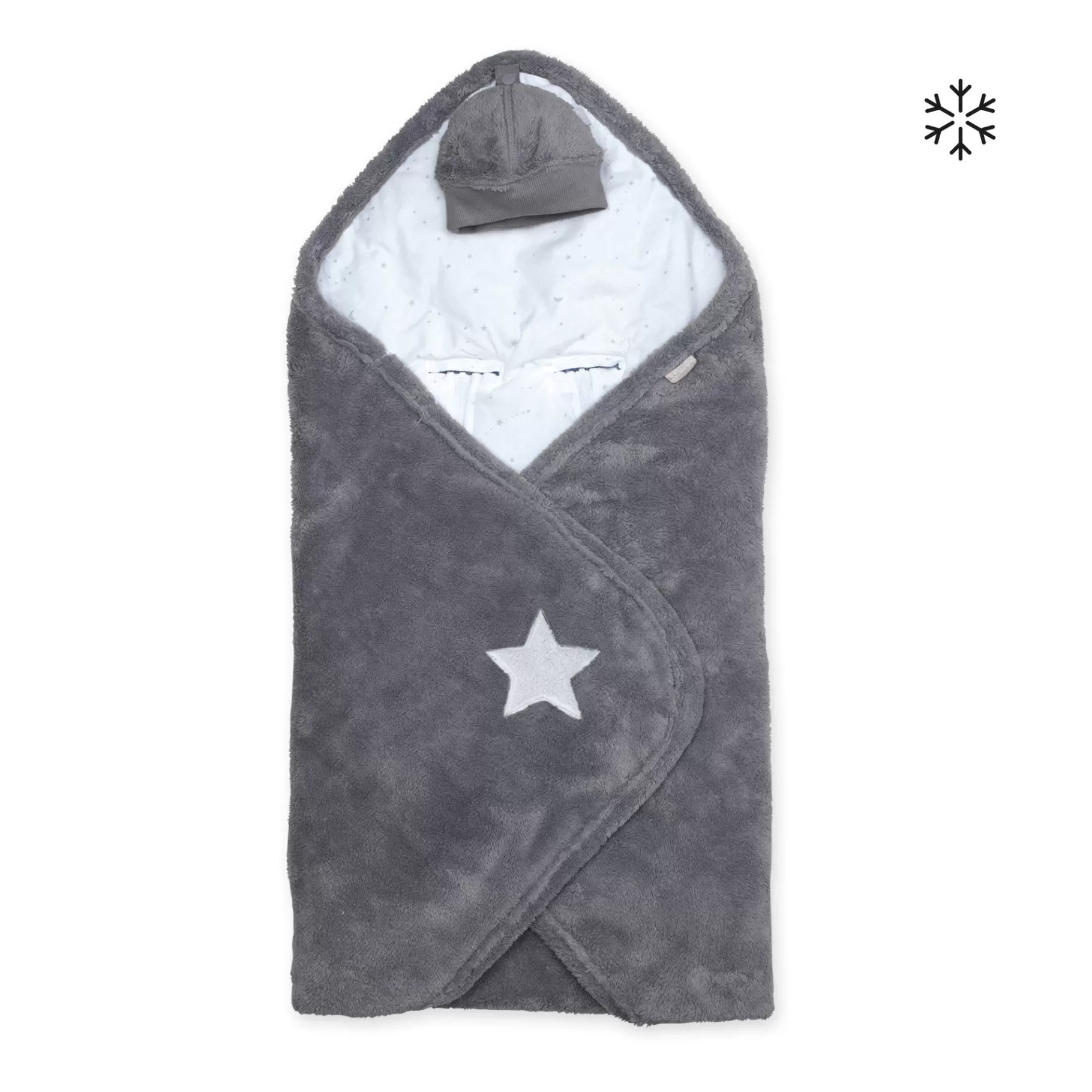 BEMINI Biside Pady Softy + Jersey 0-12M Stary Little Stars Print Pingu