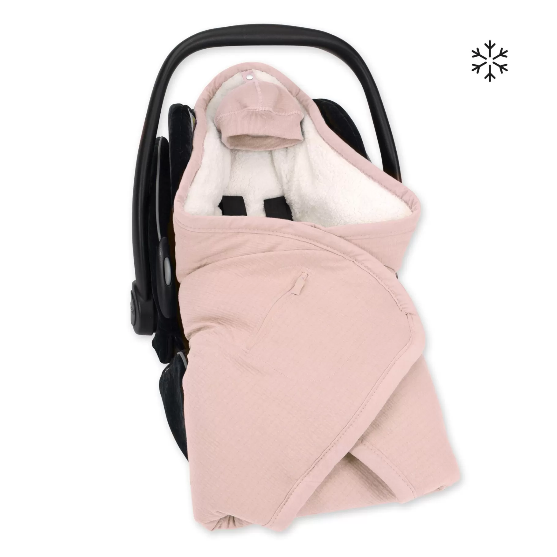 BEMINI Biside Pady Tetra Jersey + Teddy 0-12M Cadum Blush