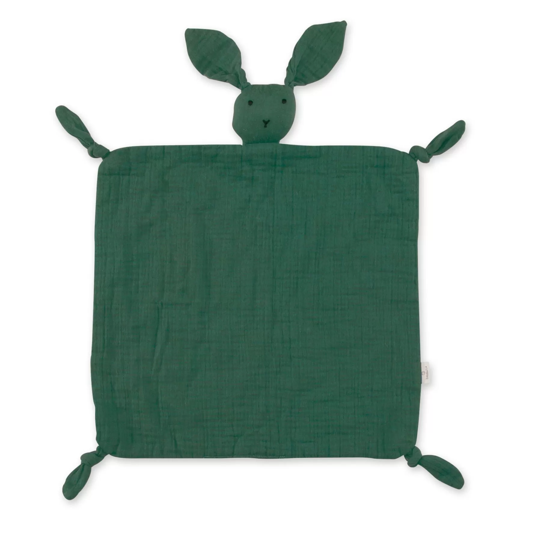 BEMINI Bunny Katoen Mousseline 40X40 Cm Bunny Green