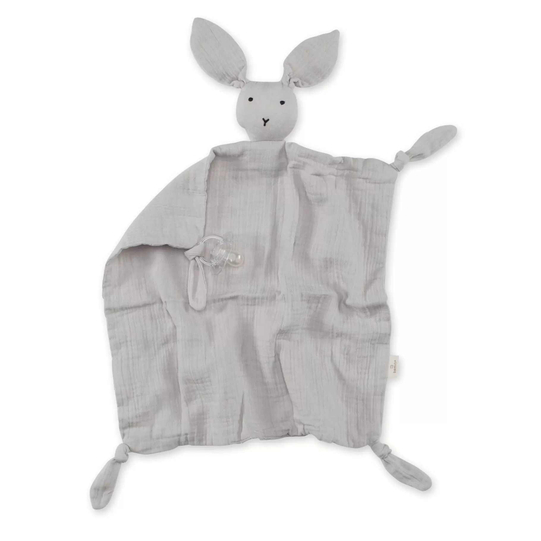 BEMINI Bunny Katoen Mousseline 40X40 Cm Bunny Plum