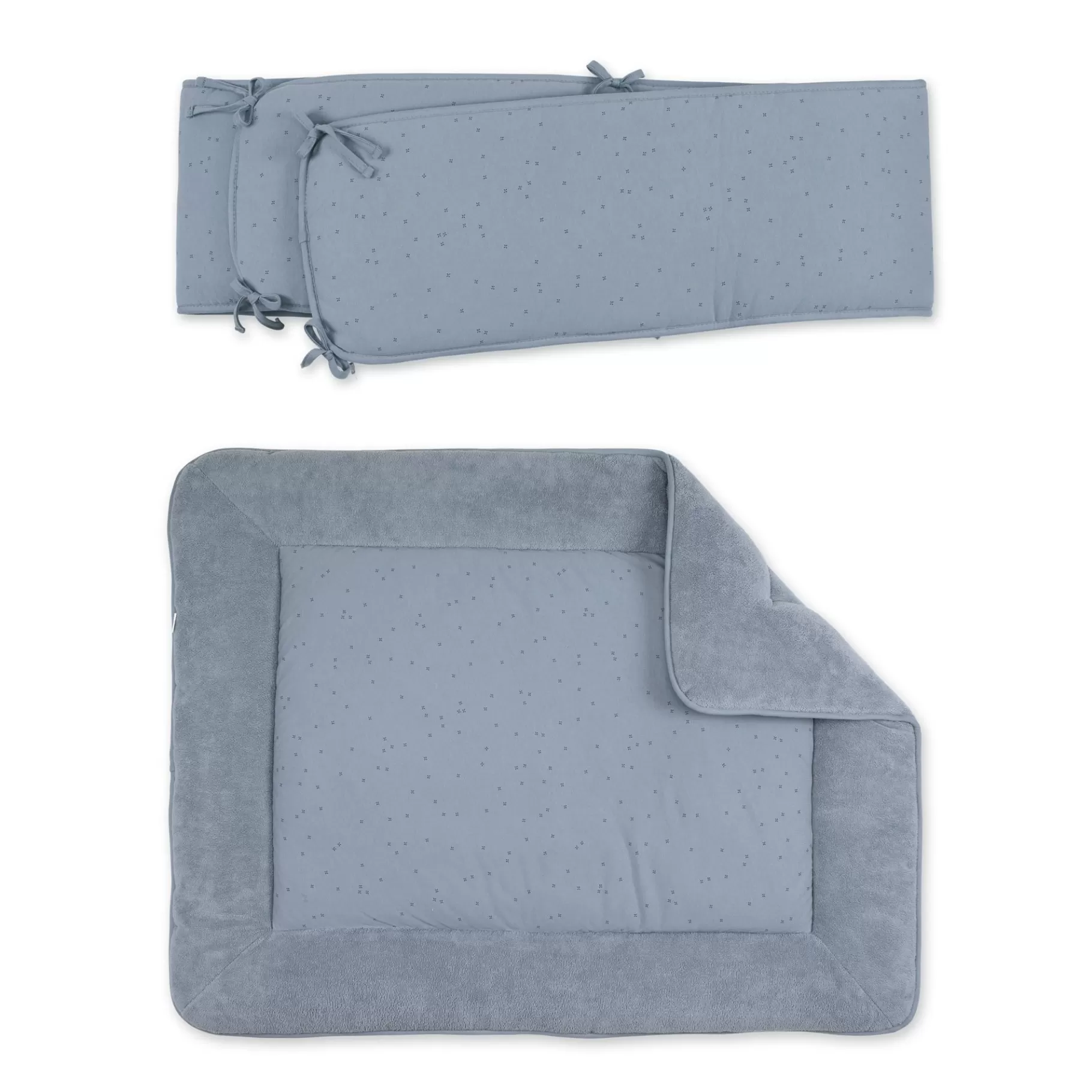 BEMINI Combo Legger En Omrander Pady Jersey + Bamboe 75X95Cm Oupss Mini Print Stone