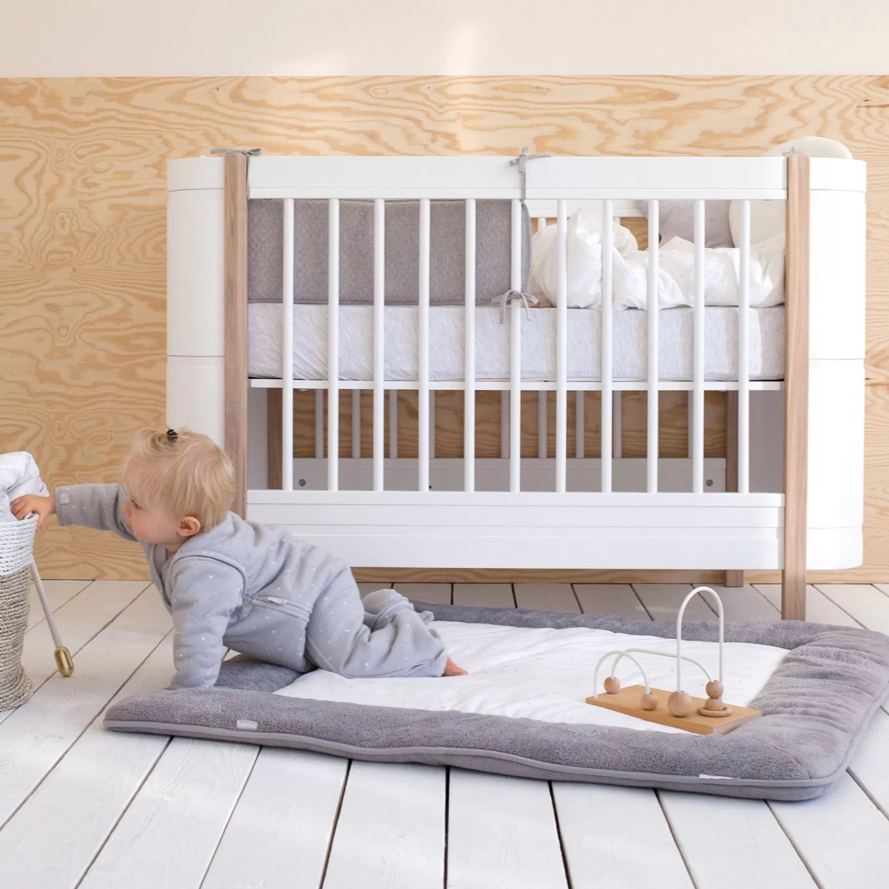 BEMINI Combo Legger En Omrander Pady Jersey + Jersey 75X95Cm Stary Little Stars Printlittle Stars Print Ecru