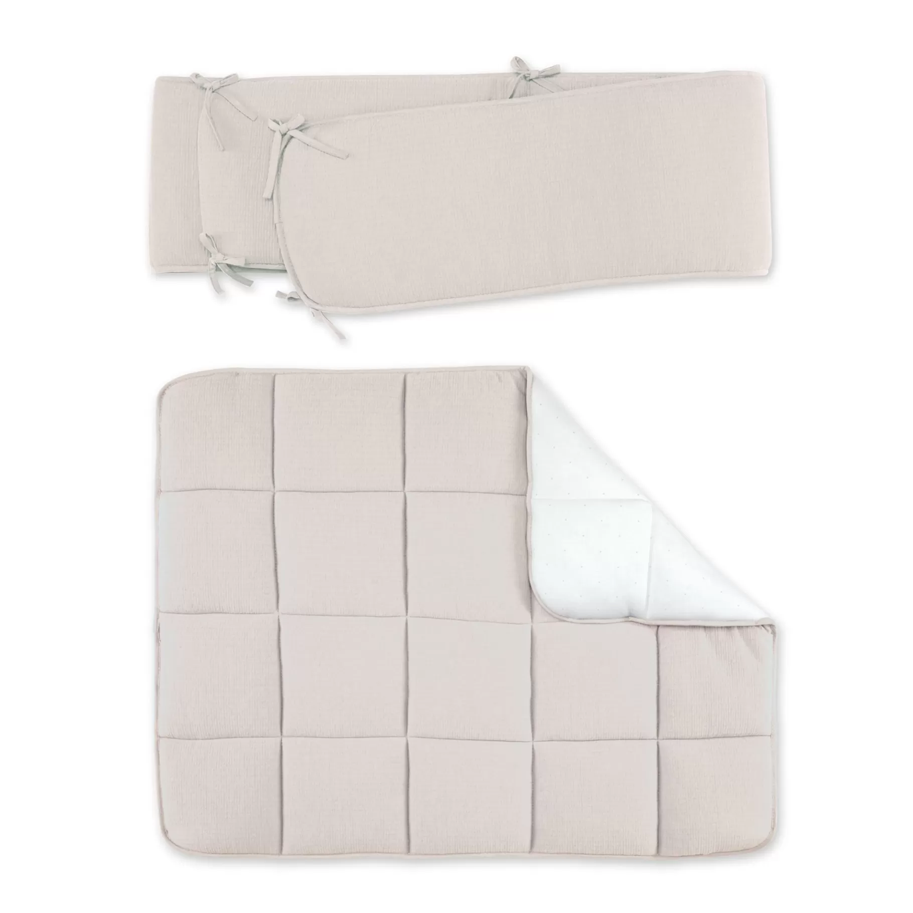 BEMINI Combo Legger En Omrander Pady Tetra Jersey + Jersey 75X95Cm Cadum Sand
