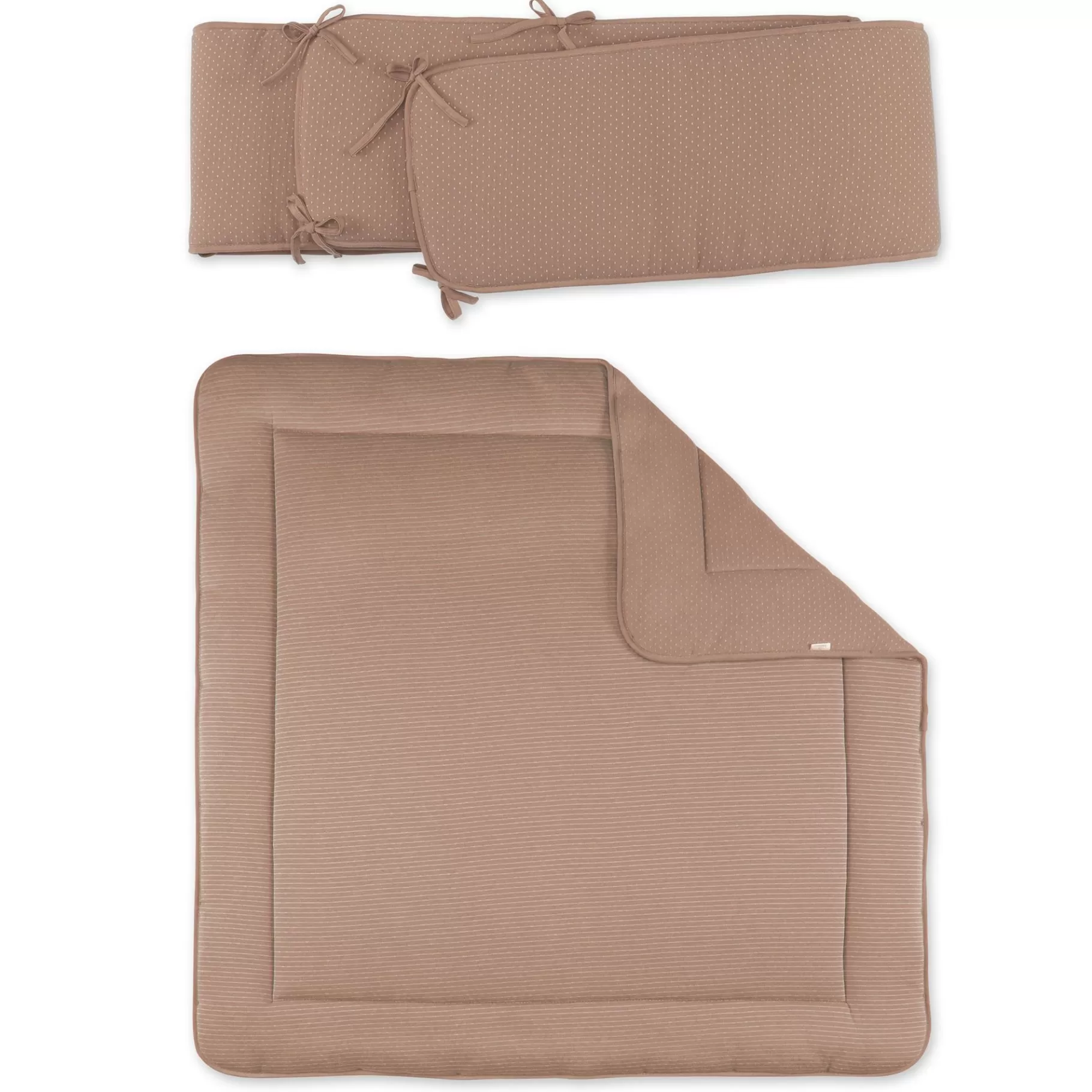 BEMINI Combo Legger En Omrander Pady Twin Jersey 100X100Cm Dunes Stripe Muffin