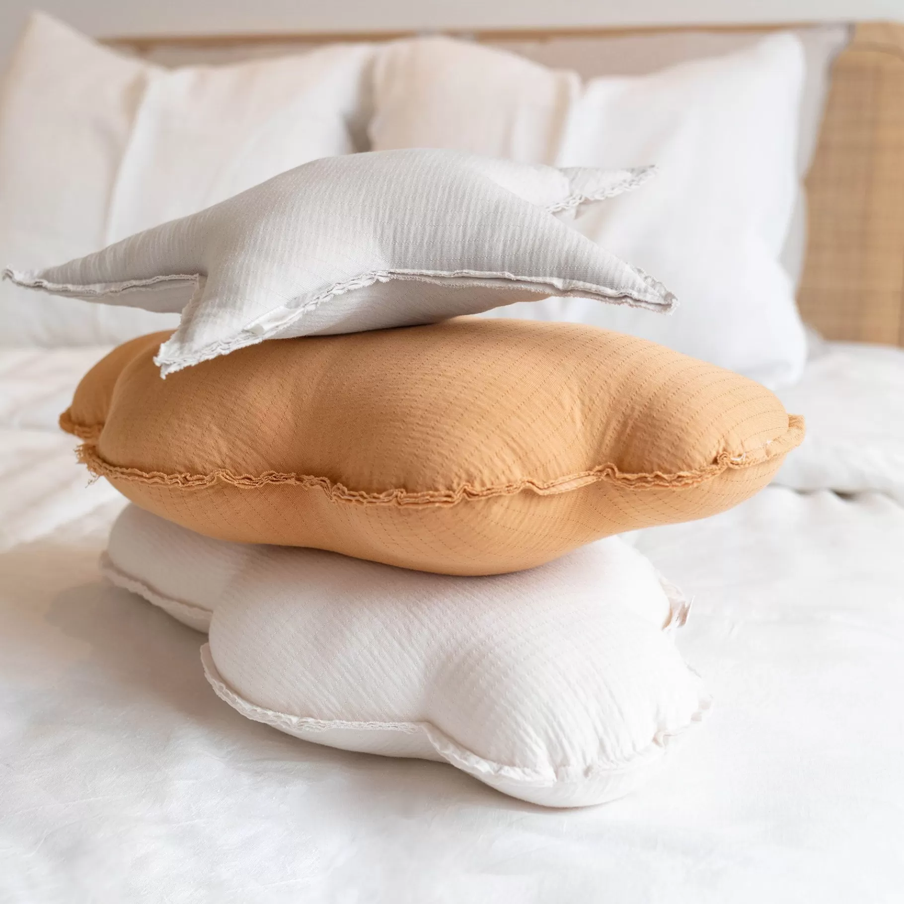 BEMINI Decoratief Kussen Tetra Jersey 30Cm Cloud Biscuit