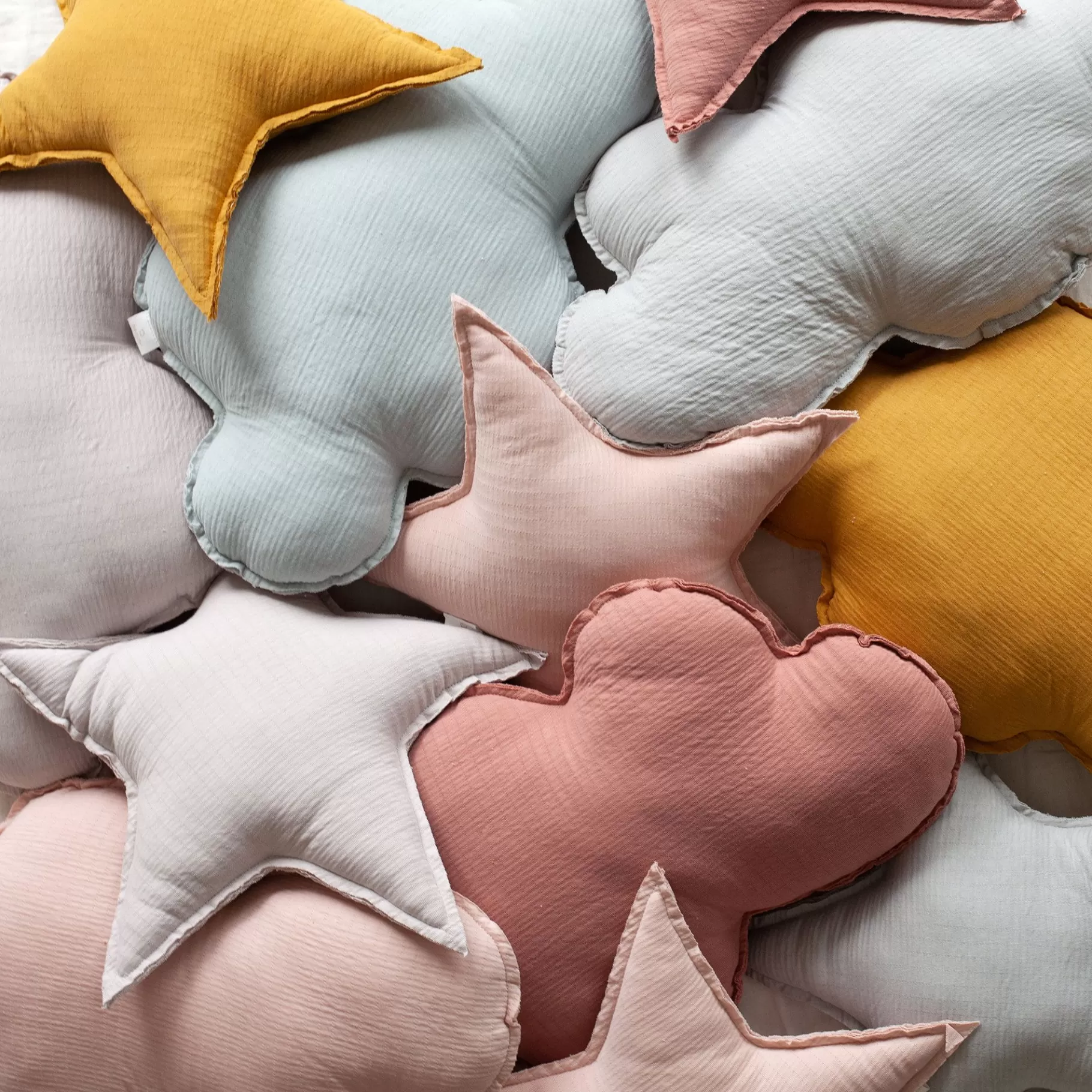 BEMINI Decoratief Kussen Tetra Jersey 30Cm Cloud Sand