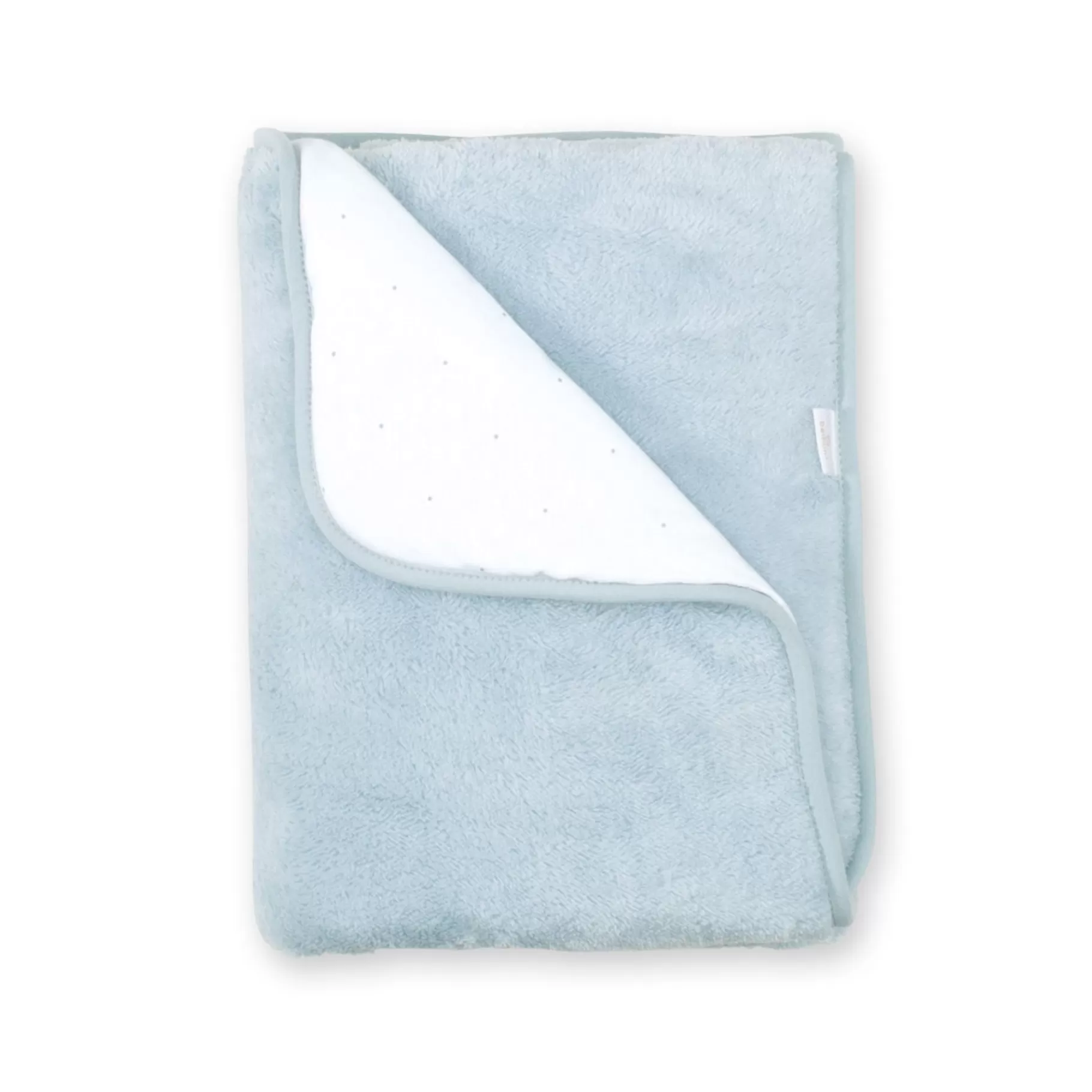 BEMINI Deken Pady Jersey + Softy 75X100Cm Choux Blauw Grijs Tog 3