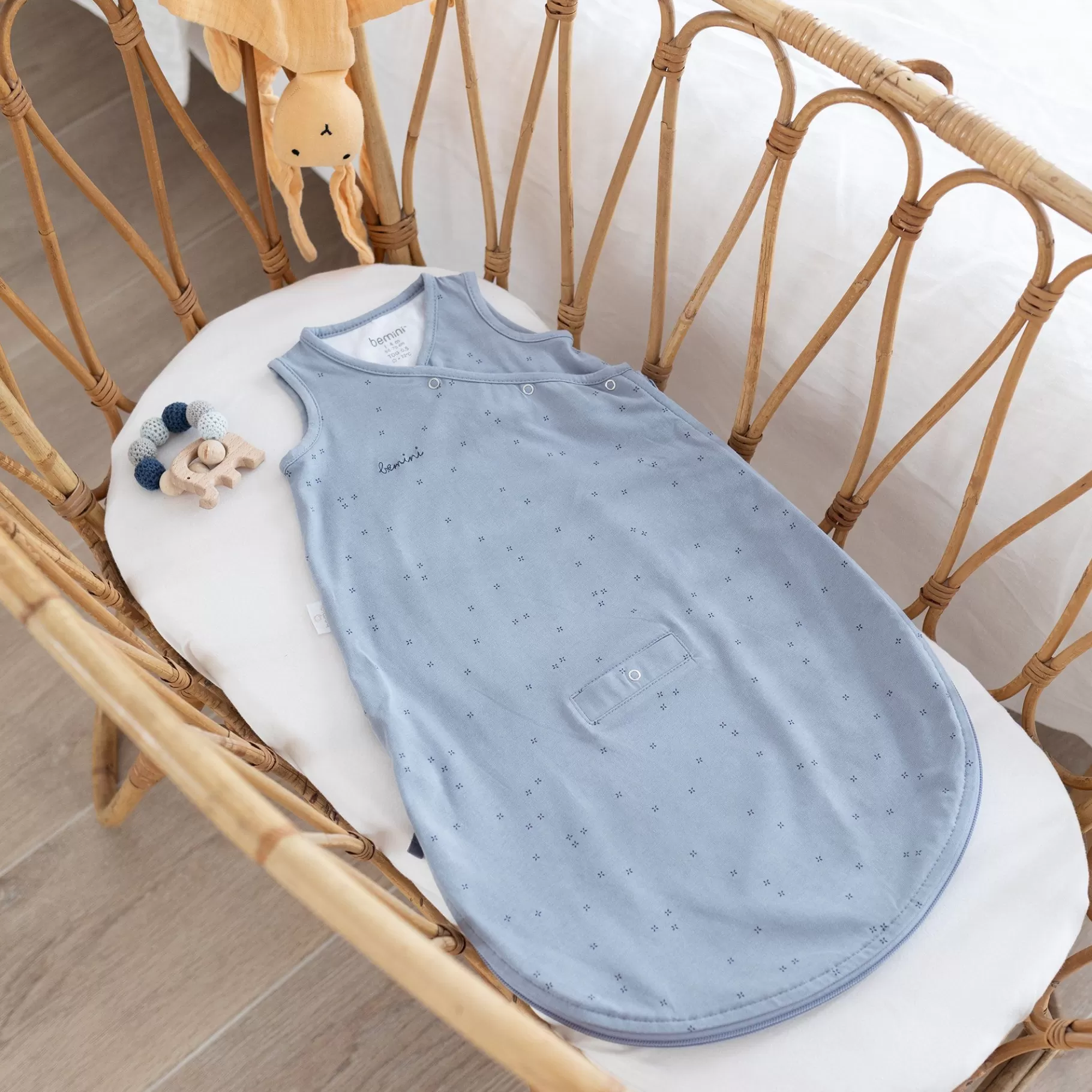 BEMINI Magic Bag Jersey 1-4M Oupss Mini Print Stone Tog 0.5