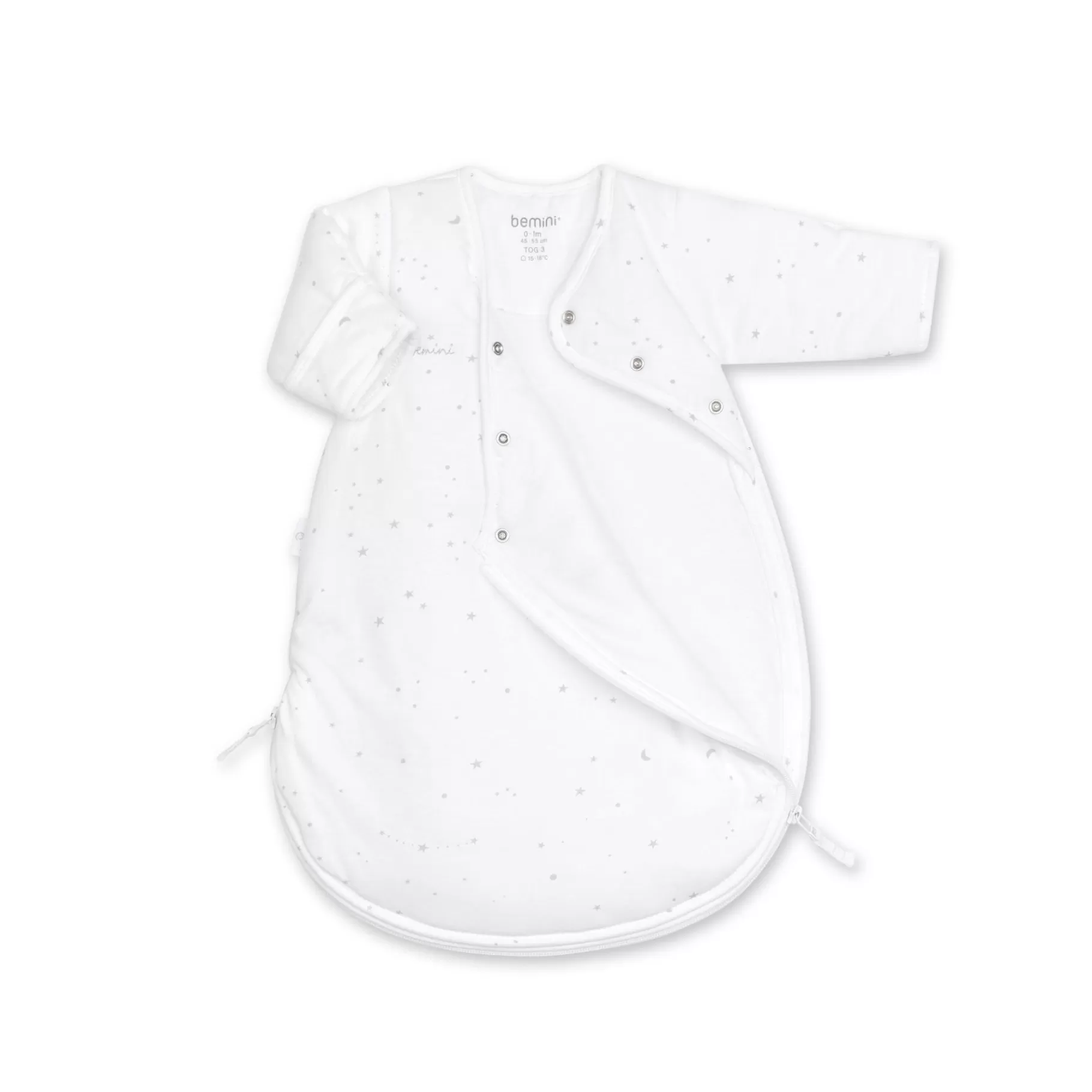BEMINI Magic Bag Pady Jersey + Jersey 0-1M Stary Little Stars Printlittle Stars Print Ecru Tog 3