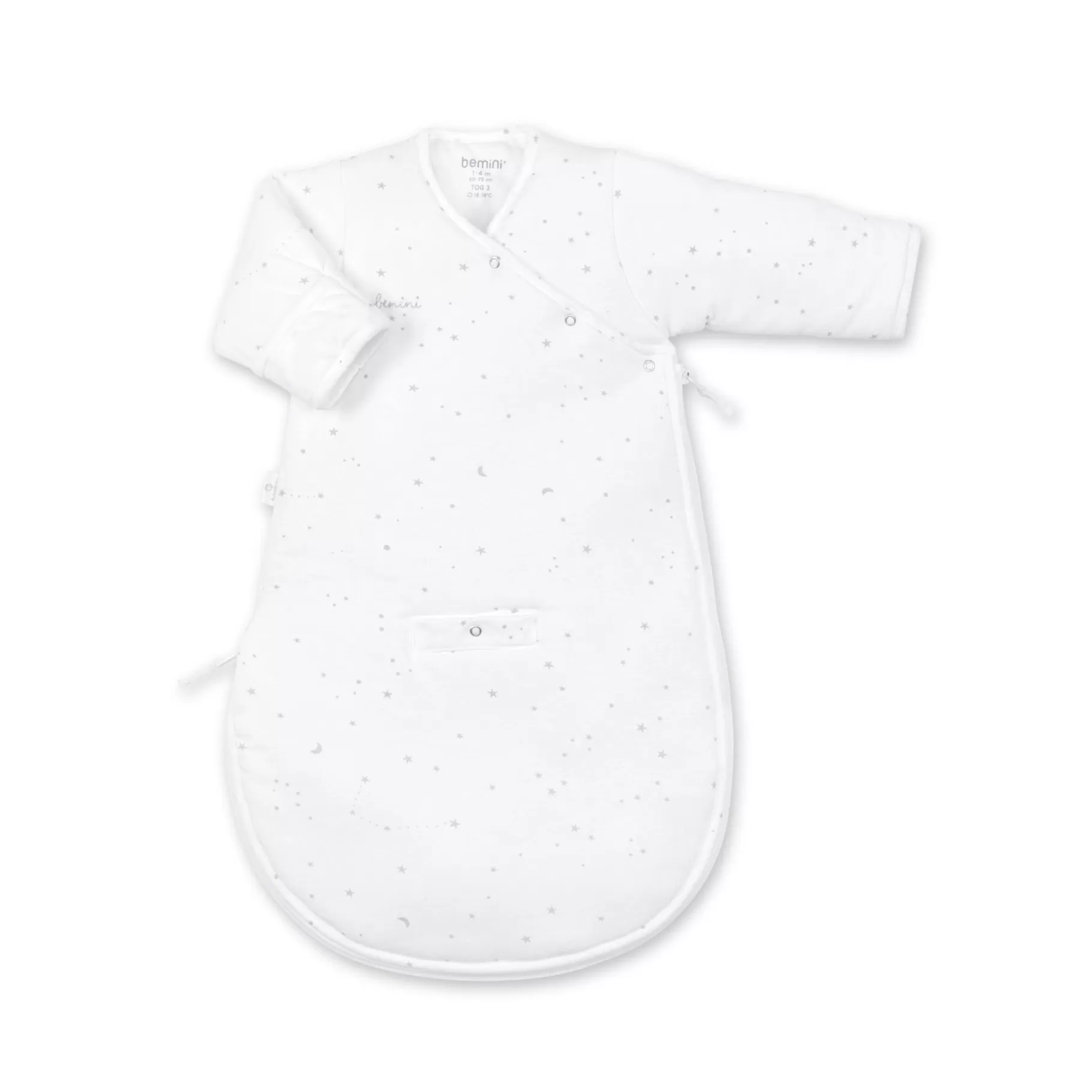 BEMINI Magic Bag Pady Jersey + Jersey 1-4M Stary Little Stars Printlittle Stars Print Ecru Tog 3