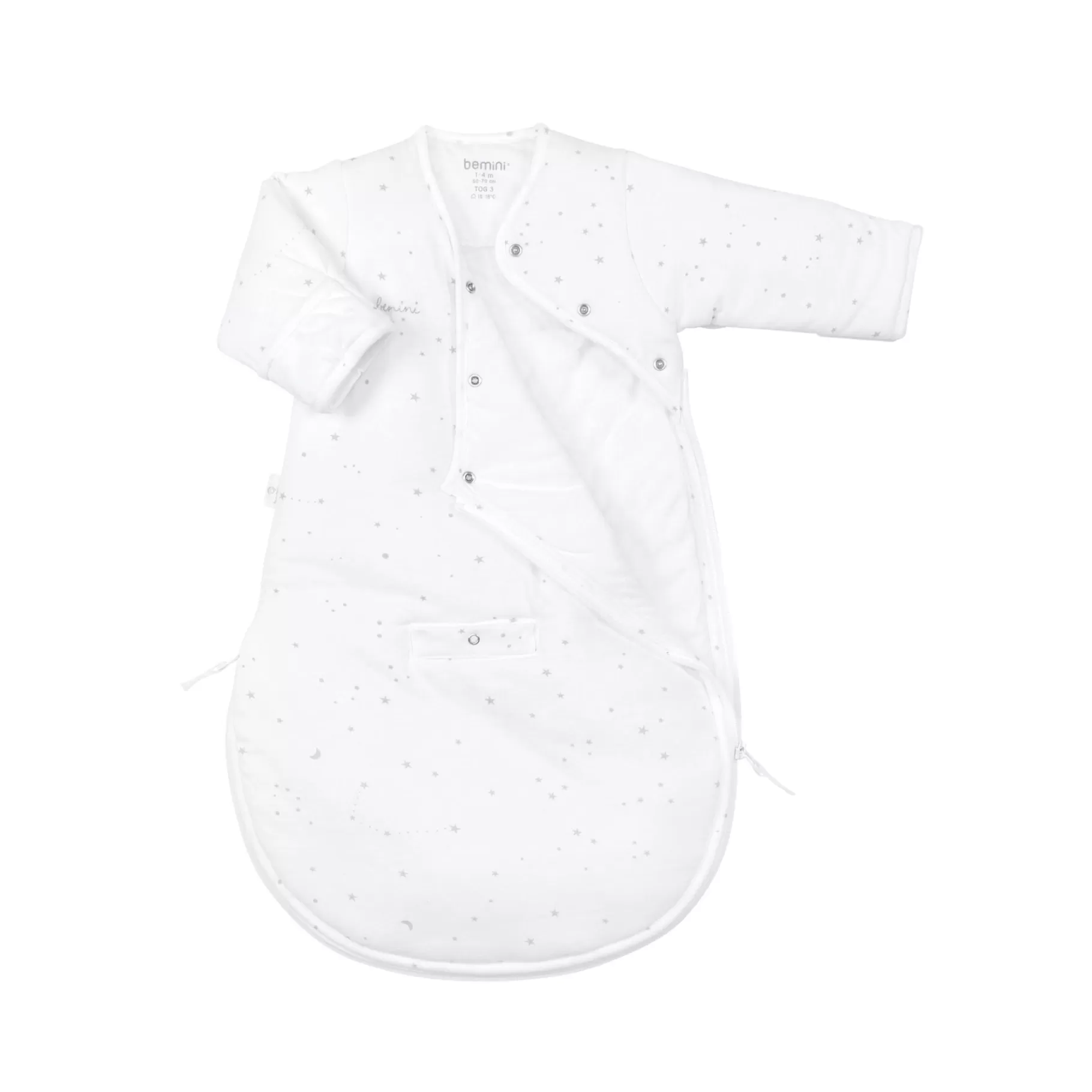 BEMINI Magic Bag Pady Jersey + Jersey 1-4M Stary Little Stars Printlittle Stars Print Ecru Tog 3