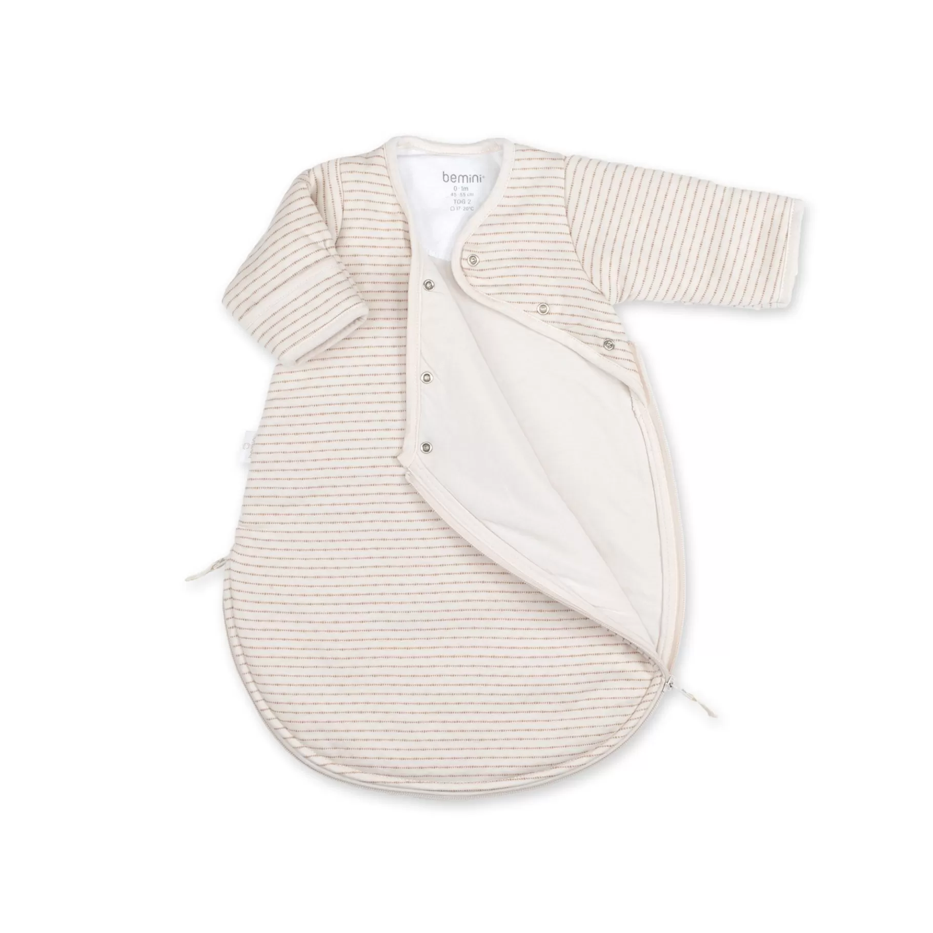 BEMINI Magic Bag Pady Twin Jersey + Jersey 0-1M Dunes Stripe Grege Tog 2