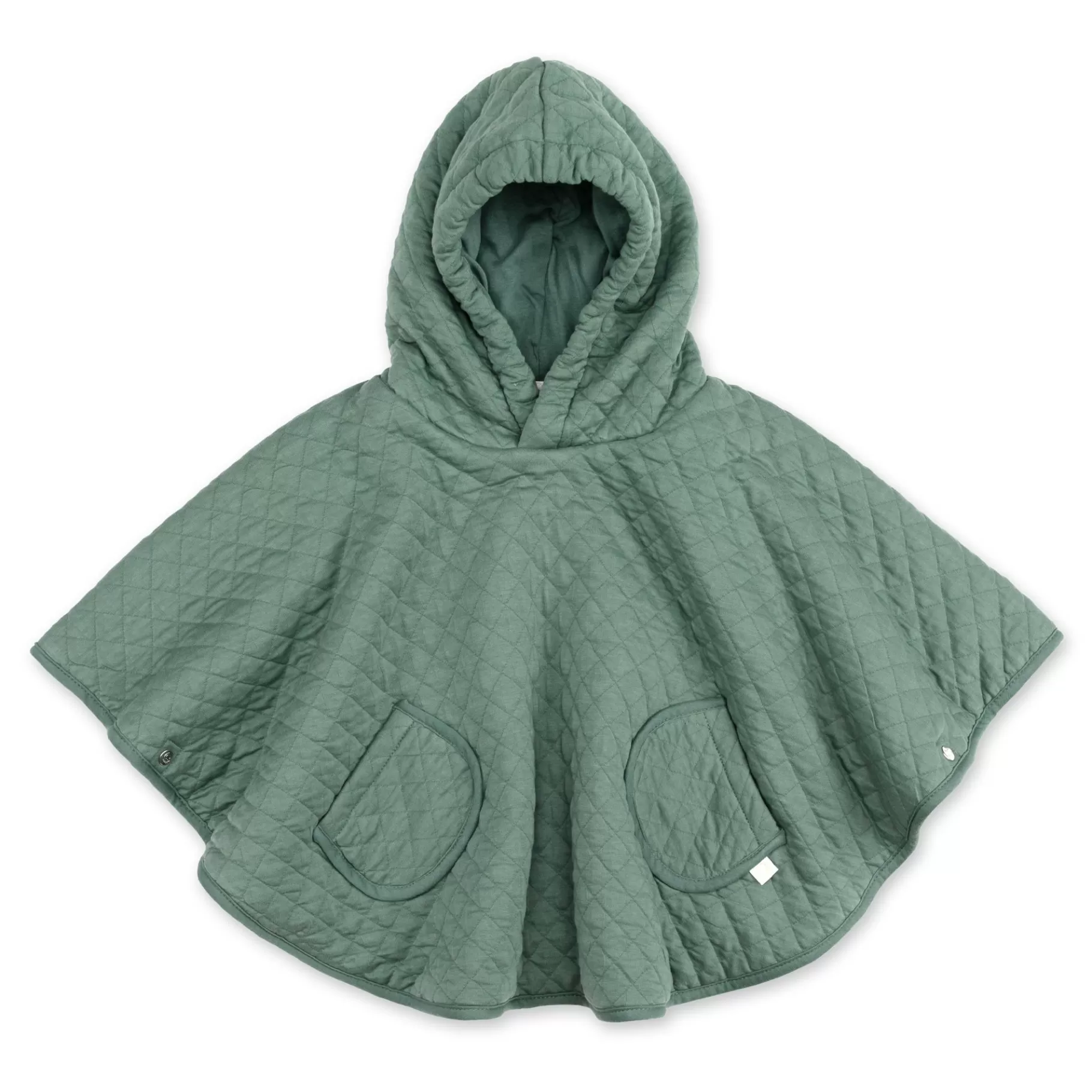 BEMINI Reisponcho Pady Quilted + Jersey 9-36M Quilt Green