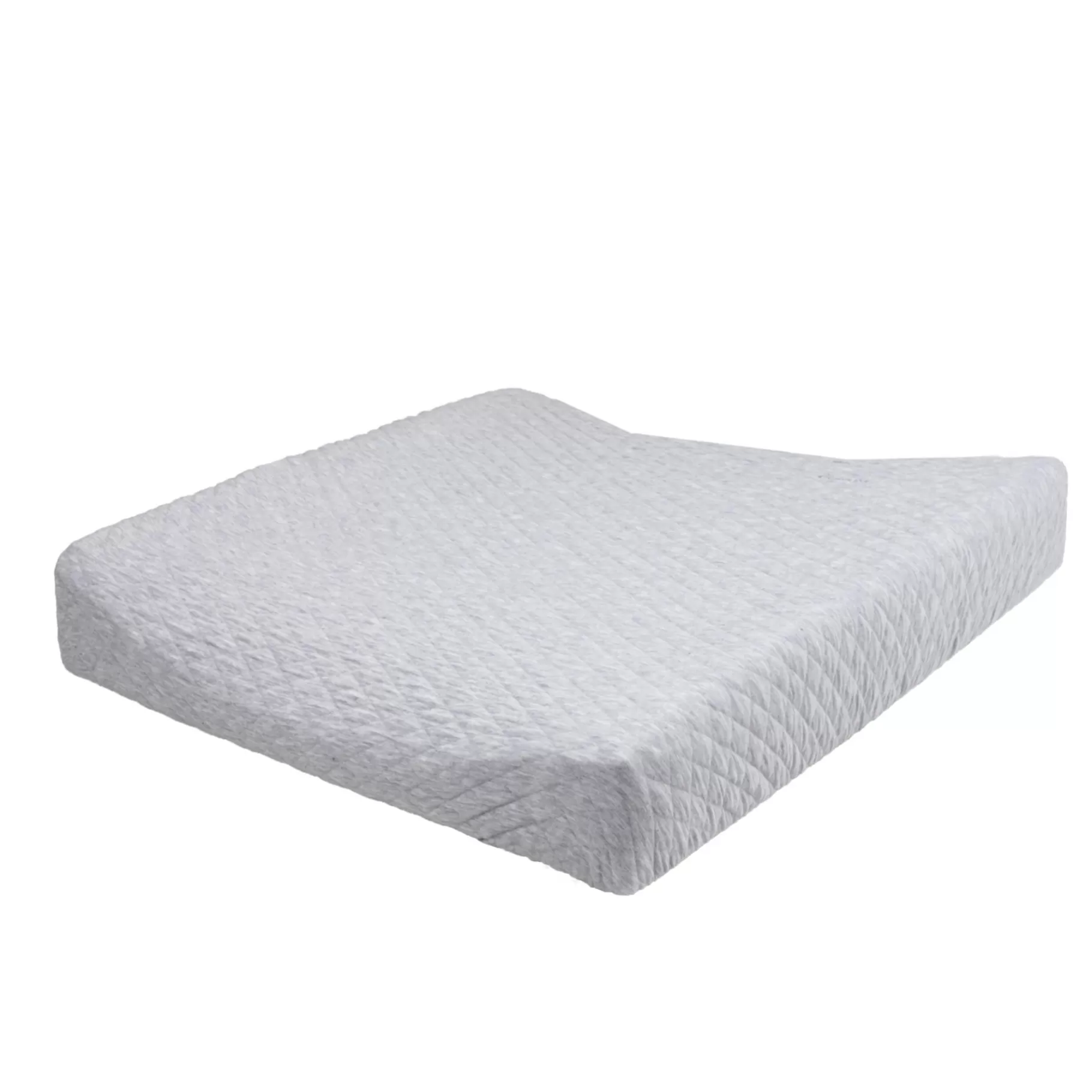 BEMINI Waskussenhoes Pady Quilted Jersey 50X75Cm Quilt Mix Grey